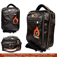 Tas 4in1 Fungsi Ransel Kasual Vood Coffee orange