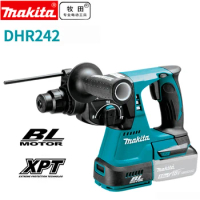 Makita DHR242Z Cordless Electric Hammer 18V SDS-Plus Rotary Hammer Dual Function Impact Drill Electric Hammer Without Battery