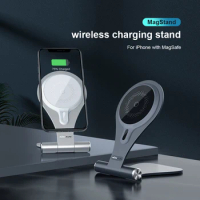 NILLKIN Magnetic Wireless Charger Stand For iPhone 14 Pro Max 15W Fast Charger MagStand For iPhone 12 13 Pro Max