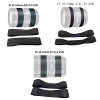 LENS Genuine Zoom + Focus Grip Rubber Ring For Canon EF 24-105mm f/4L IS / IS II / 24-70mm f/2.8L II USM Repair Part