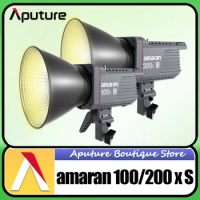 Aputure Amaran 100x S Amaran 200x S 2700-6500K Bi-color LED COB Video Light for Photography with Bowens Mount Lamp CRI 95+