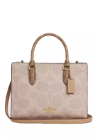 COACH Maggie Small Tote Bag In Blocked Signature Canvas