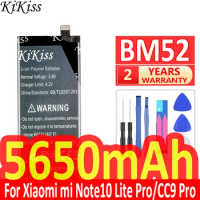 for Xiao Mi BM52 Battery For Xiaomi Mi Note 10 Note10 Lite 10Lite / Mi Note 10 Note10 Pro 10Pro/ CC9pro CC9 Pro Phone 5650mAh