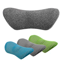 Interior Accessories Car Cushion Lumbar Support Pillow Memory Foam Low Back Cushion Car Seat Waist Pillow Bed Sleeping Pillow