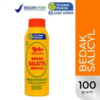 DRAGON BEDAK SALICYL MENTHOL 100 GR | BEDAK GATAL, MEREDAKAN GATAL-GATAL, KULIT GATAL, BIANG KERINGA