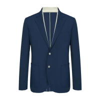 【G2000】雙釦平紋西裝外套-藍色(2111201476)