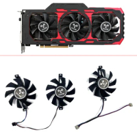 3PCS Cooling Fan For iGame960 970 Fire God of War X-Top Graphics Fan 75mm 4pin GPU FAN Colorful GTX960 970 Graphics Card Fan
