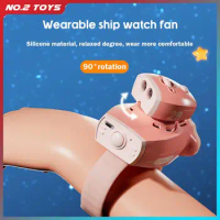 Mini Orange Funny Children's Cartoon Electronic Watch Small Fan Projection Party Game Kids Toy for Girls or Boys Gifts
