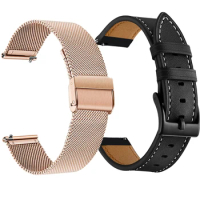 20 22mm Watch band for gear S3 S2 loop Stainless Steel bracelet for galaxy watch 3 41 45mm for Amazfit Bip Huawei GT Sport Strap