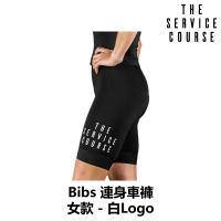 【The Service Course】Bibs 女性 連身車褲 白Logo