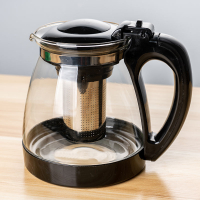 優樂悅~玻璃茶壺家用耐高溫水壺花茶壺大容量泡茶壺帶過濾沖茶器茶具套裝手沖壺 茶壺