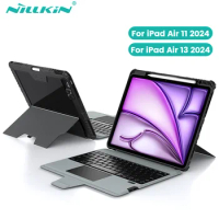 Nillkin Bluetooth Keyboard Case for iPad Air 13 11 2024 for iPad Pro 13 11 Inch Folding Keyboard Cover Built-in Pencil Holder