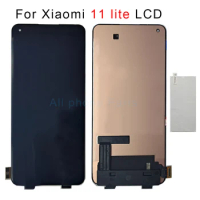 6.55"For Xiaomi Mi 11 lite LCD Display Touch Panel Assembly Digitizer for Mi11 Lite M2101K9AG lcd For Xiaomi mi 11 lite Display