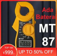 MT87 Digital Clamp Meter tang ampere multimeter MT-87 Kabel Tester