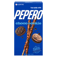 【Lotte 樂天】PEPERO黑餅乾巧克力口味餅乾棒(共20入)
