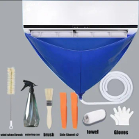 Cleaning Pipe Aircon For Set Ac 95cm Drain Tools Conditioner Cleaner Washing Water Conditioning Waterproof Bag Air Kit
