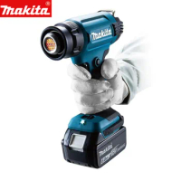 Makita Original DHG181 Cordless Heat Gun Max 550°C 200L/Min Lithium Battery High Power Portable Heat Shrink Film Baking Gun 18V