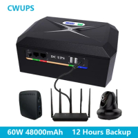 Mini UPS Wifi Router 5V Uninterruptible Power Supply 12V 9V Smart Micro Mini Sai Two Outputs DC 12 Volt UPS For DVR And Cameras