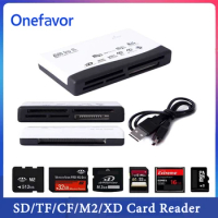 Multi-function All-in-one Card Reader SD/TF/CF/M2/XD Mobile Phone Digital Camera Memory Card XD Card Reader