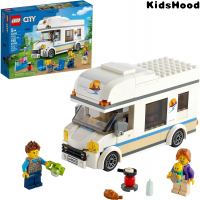 [Hot]    City Great Vehicles  Holiday Camper  60283  Toy Car Suitable  5  Children over Age , Carava