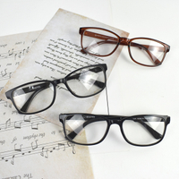 鏡框 方型木紋膠框眼鏡 【NY490】