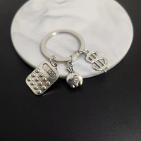 LZD 100 Đô La Mỹ Máy Tính Bàn Tính Túi Tiền Đô La Móc Chìa Khóa Kế Toán Móc Khóa Bán Chạy