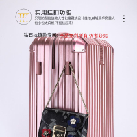 Spot parcel post Cartile Crocodile Aluminum Frame Luggage Female Trolley Case Male Pas Suitcase Luggage and Suitcase 26 Student 24 Leather Case 20 Inch