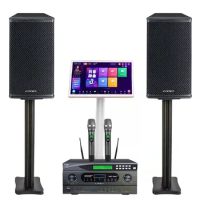 Professional indoor Multi-function Magic Sing Karaoke System Machine with Speakers 4K Hifi KTV Karaoke Player Set