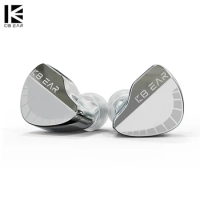 KBEAR Qinglong 2Pin HiFi Interchangeable Wired Headset 3.5mm in ear IEMs Earphone Metal CNC Bass Monitor Headphone Music Earbuds