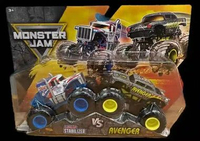 Mainan Mobil Monster Jam Vechile 1:64 2 Pack - Set mainan truk monster S37 Lucas Avenger