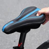Bike Seat Cover Full-wrap Design Extra-Soft Waterproof Universal Bike Seat Cushion Padded Bicycle Seat Cover