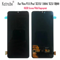 6.41" Good OLED For Vivo V11 Pro X21s 1804 X23 IQ00 LCD Display Touch Screen Digitizer Assembly For Vivo V11Pro lcd Replacement