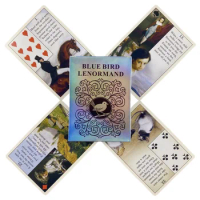 Blue Bird Lenormand Cards A 38 Oracle English Visions Divination Edition Deck Borad Games