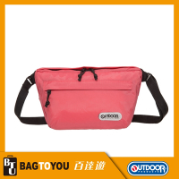 【OUTDOOR】側背包-粉紅色 OD291132PK