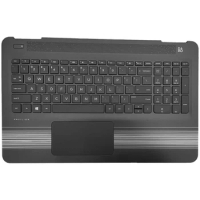 New Laptop Case For HP Pavilion 15-AU 15-AW 15-AL TPN-Q172 TPN-Q175 Palmrest Upper Case C Cover Shell With US Backlit Keyboard