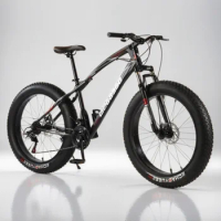 24/26 inch Fatbike 4.0 fat tires variable speed outdoor beach and snow bike high carbon steel frame dune Cross Country Bicycle
