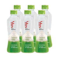 iF - if泰国纯椰子水（6瓶）100%无添加350ml*6瓶补充水分夏季解渴平行进口