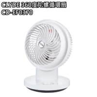 【CLYDE】360度陀螺循環扇 風扇 CD-EF0370 免運費