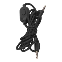 Game Headphone Audio Cable Volume Microphone Control For Logitech G233 G433 GPRO GPROX