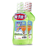 【詠晴中西藥局】德恩奈兒童漱口水 500ml 氟+木糖醇,不含酒精,買1送1