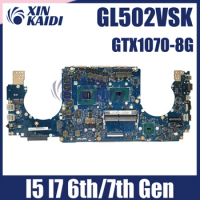 GL502VS Laptop Motherboard For ASUS ROG S5V GL502V GL502VSK Notebook Mainboard i5-6300HQ i5-7300H I7-6700H I7-7700HQ GTX1070-8GB