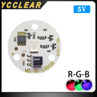 LED Light Board 5V 2W Seven-Color Gradient Remote Control Sixteen-Color RGB 31mm Light Source Board For Crystal Ball Night Lamp