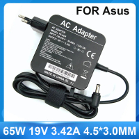 อะแดปเตอร์แล็ปท็อป, 19V 3.42A, 65W, 4.5*3.0MM, อะแดปเตอร์แล็ปท็อป, สำหรับ ASUS X755J, UX481, UX481FL