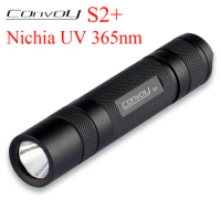 Convoy S2+ Nichia UV 365nm LED Inside UV Light LED Flashlight Ultraviolet Torch Lamp Black Ultra Violet Flash Light