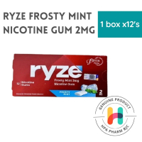 RYZE FROSTY MINT NICOTINE GUM 2MG 12'S