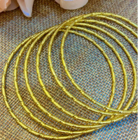 Gelang keroncong 6 set,co 2 barang di mnc perhiasan dapat 1 perhiasan cantik Emas Kuning