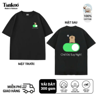 TANKOO áo thun nam nữ - Áo phông chất cotton thoáng mát co dãn In Hình meme hài hước chế độ suy nghĩ