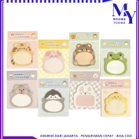 Tempelan Kertas Catatan Motif Hewan Memo Pad Note Pad Karakter Lucu