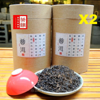 【茶韻】普洱茶2009年金針白蓮熟散茶乾倉存放300gx2入超值組 茶葉禮盒