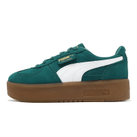 Puma 德訓鞋 Palermo Elevata Wns 女鞋 綠 白 厚底 膠底 復古 麂皮 休閒鞋 39934802